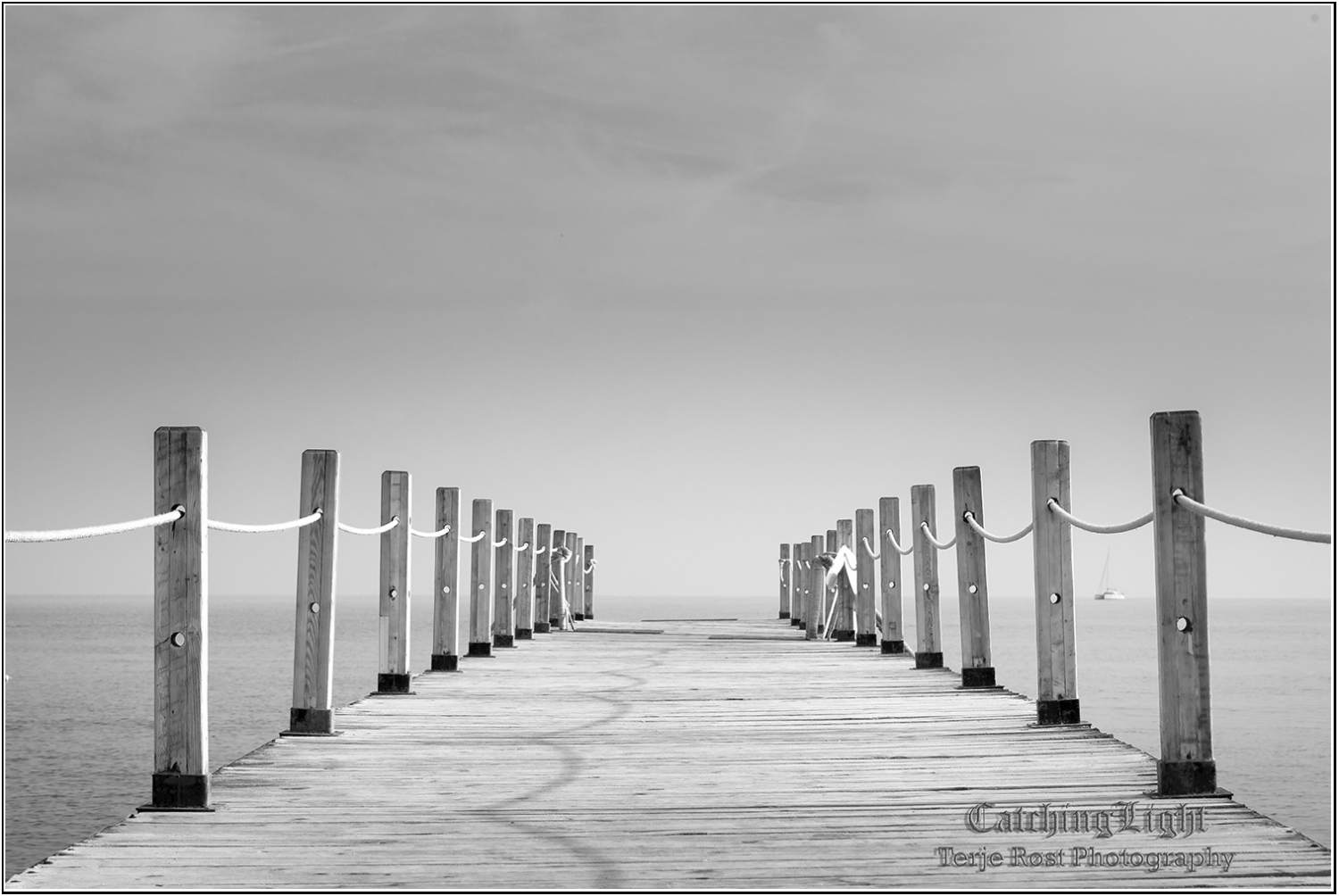 Pier for morning swim